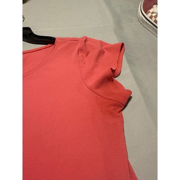 2/$35 Eileen Fisher 100% Silk Pink Size M Blouse Lagenlook Natural lightweight - Picture 6 of 9